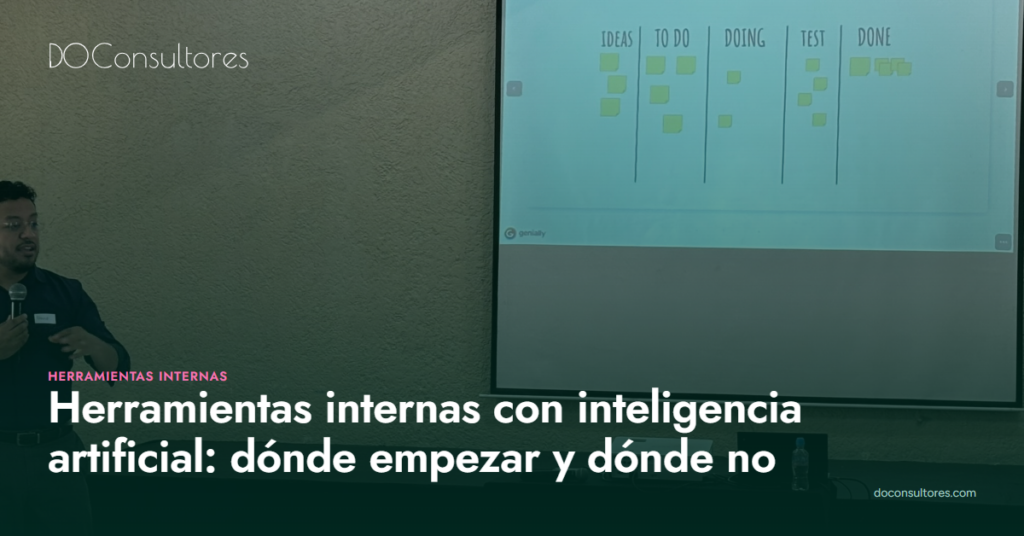 Herramientas internas con inteligencia artificial: dónde empezar y dónde no