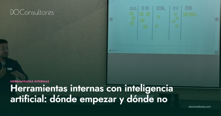 Herramientas internas con inteligencia artificial: dónde empezar y dónde no