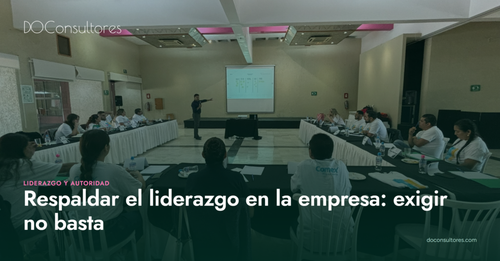 Respaldar el liderazgo en la empresa